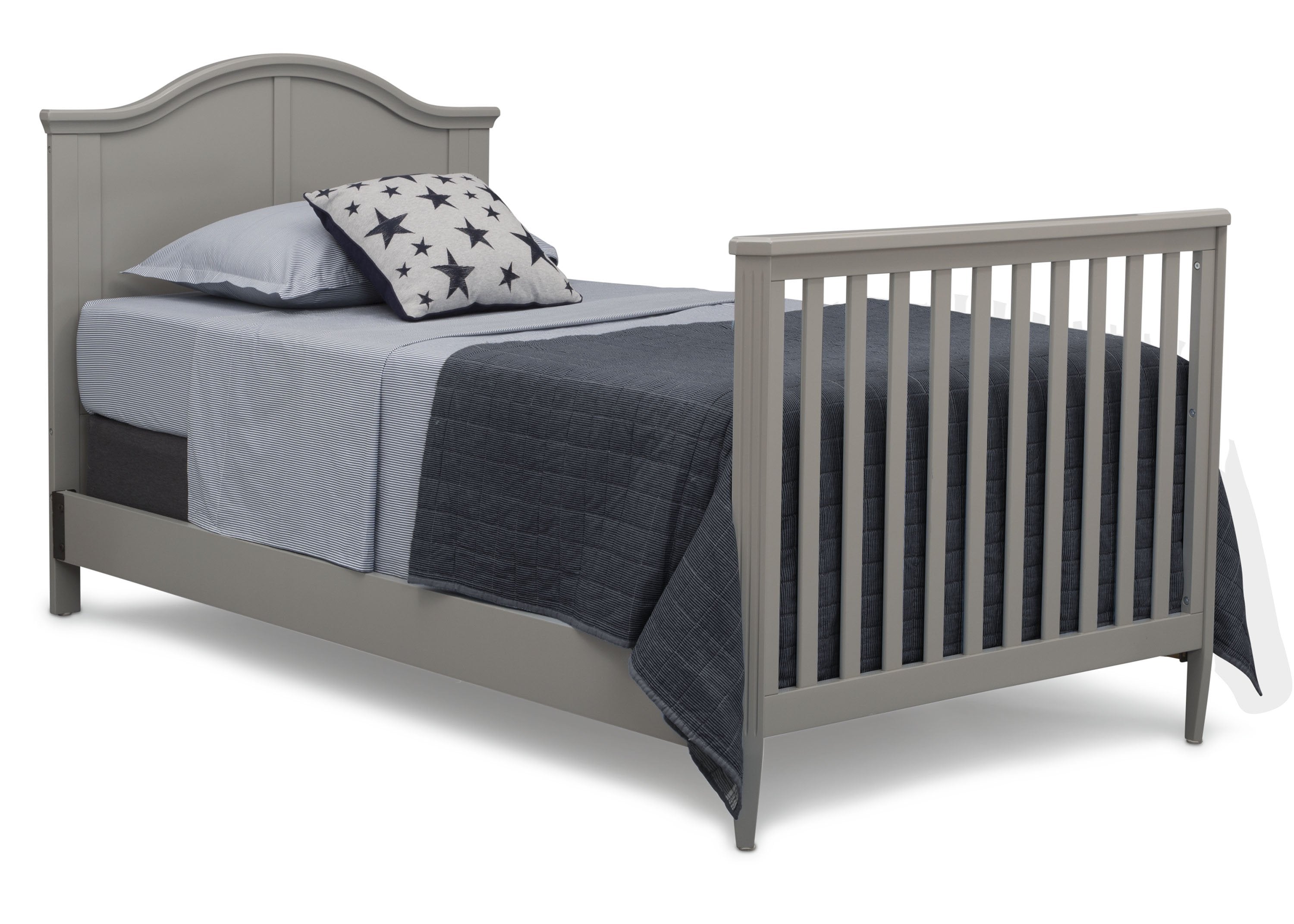 Parker Mini Convertible Baby Crib with Mattress and 2 Sheets