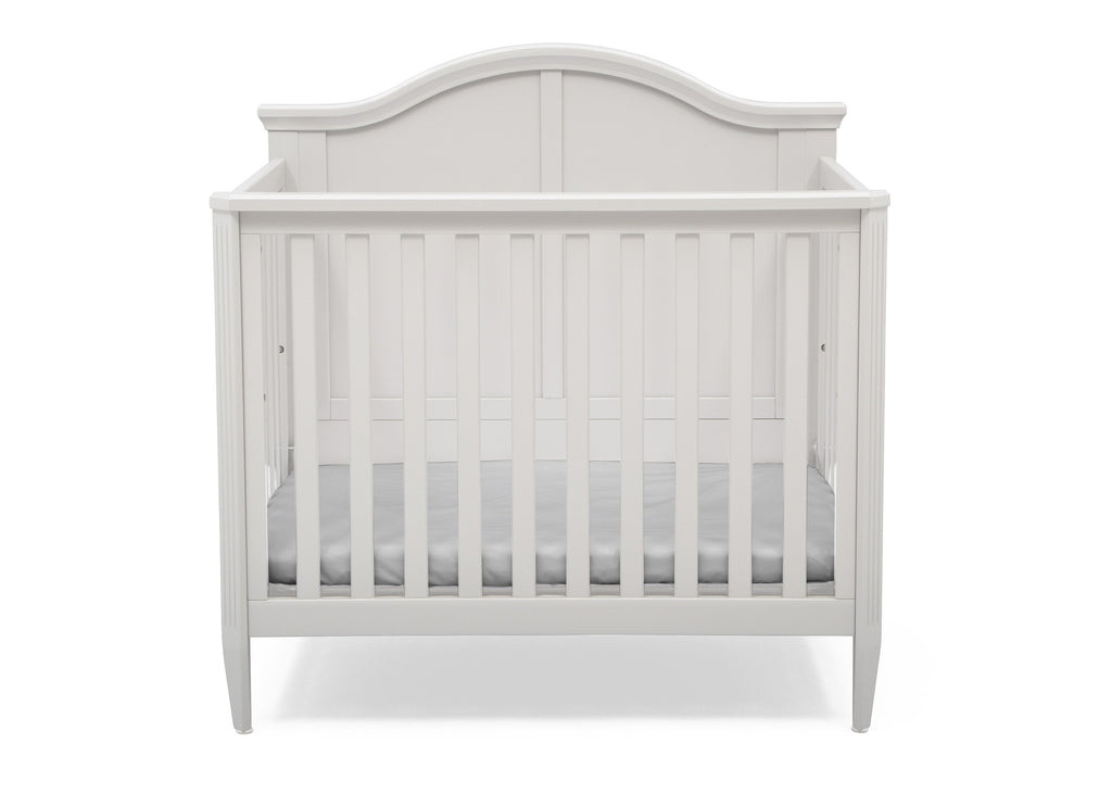Parker Mini Convertible Baby Crib with Mattress and 2 Sheets