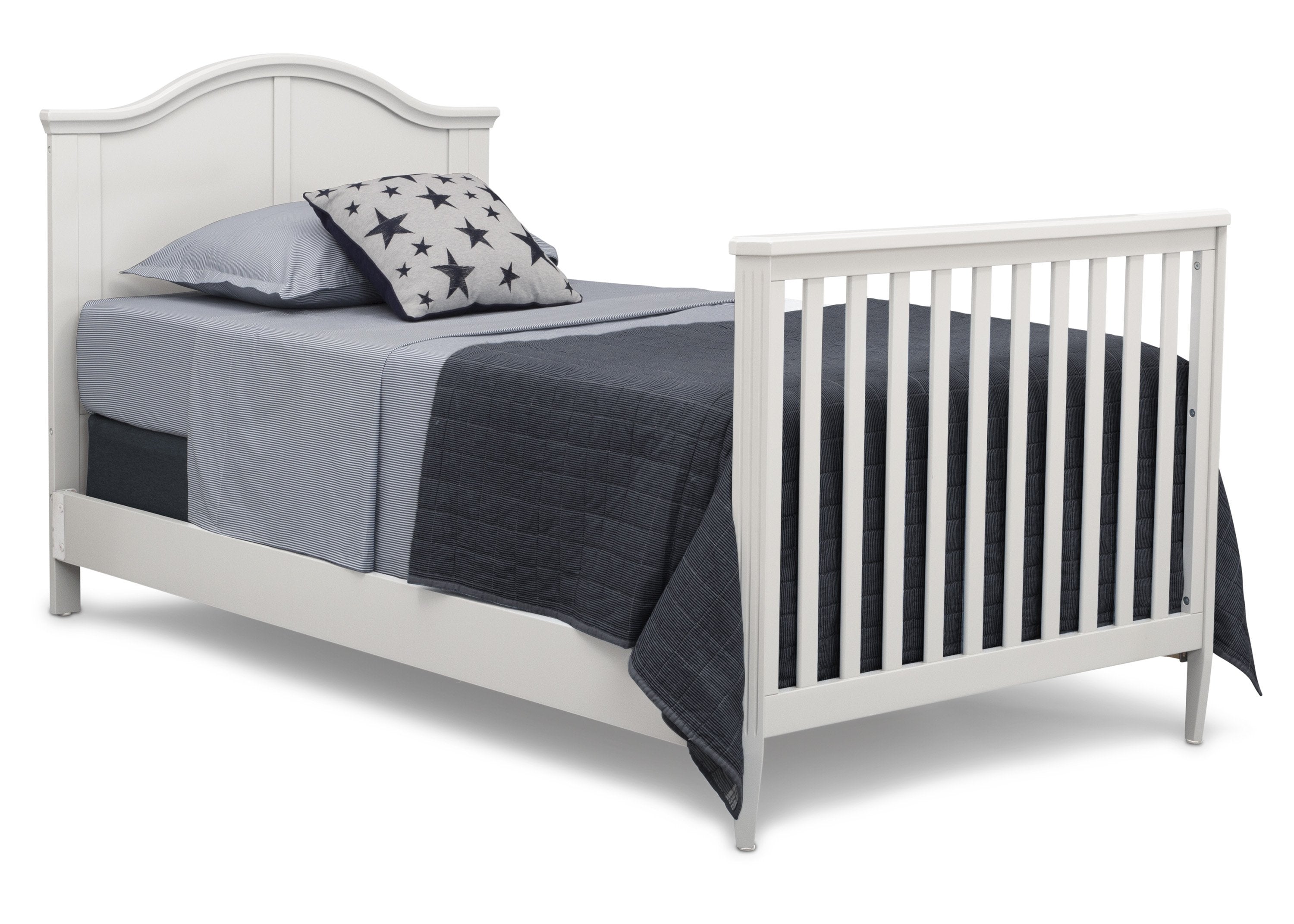 Parker Mini Convertible Baby Crib with Mattress and 2 Sheets