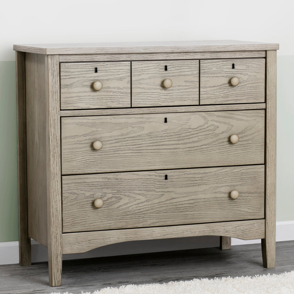 Farmhouse 3 Drawer Dresser with Changing Top