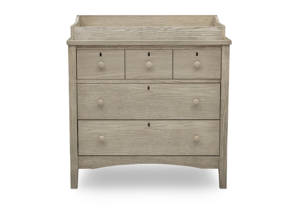 Farmhouse 3 Drawer Dresser with Changing Top