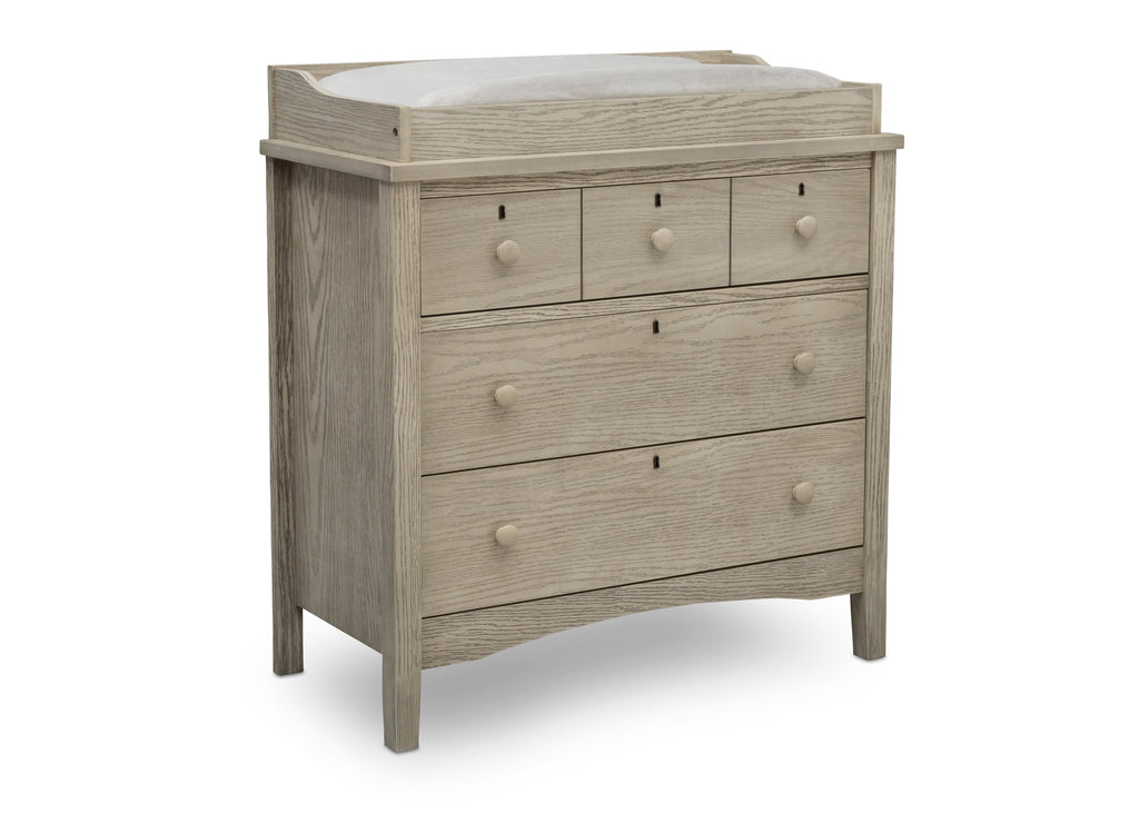 Farmhouse 3 Drawer Dresser with Changing Top