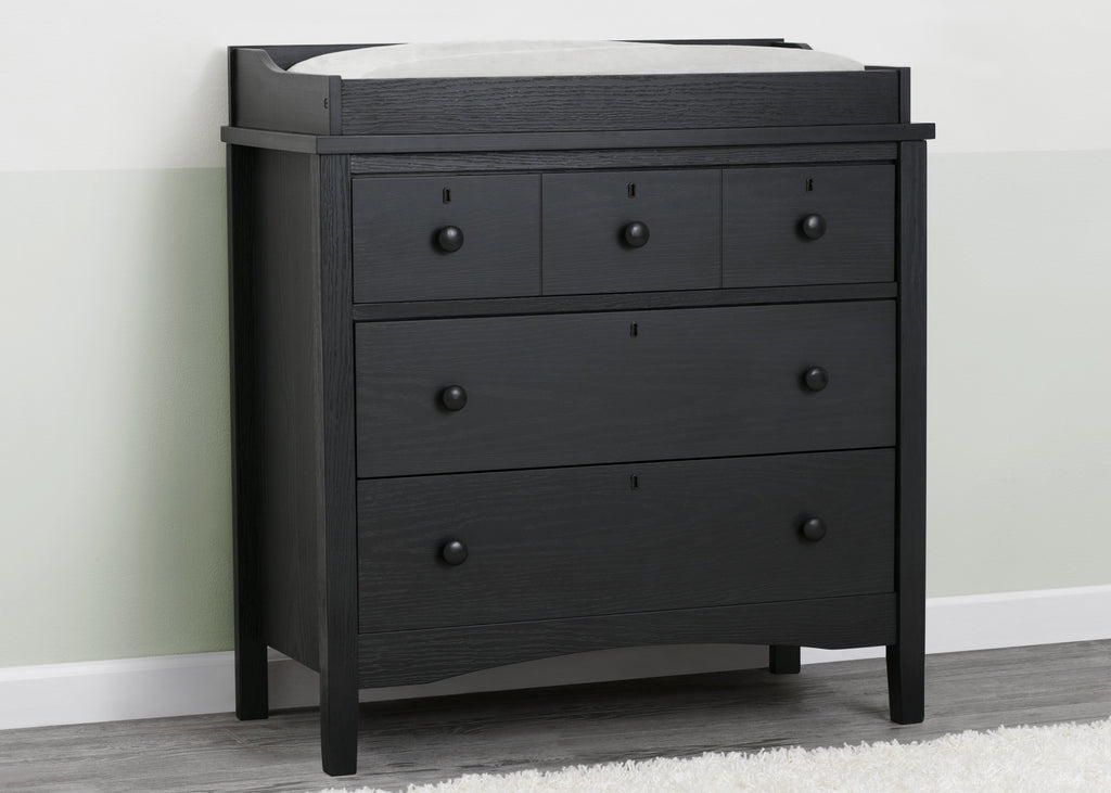 Farmhouse 3 Drawer Dresser with Changing Top