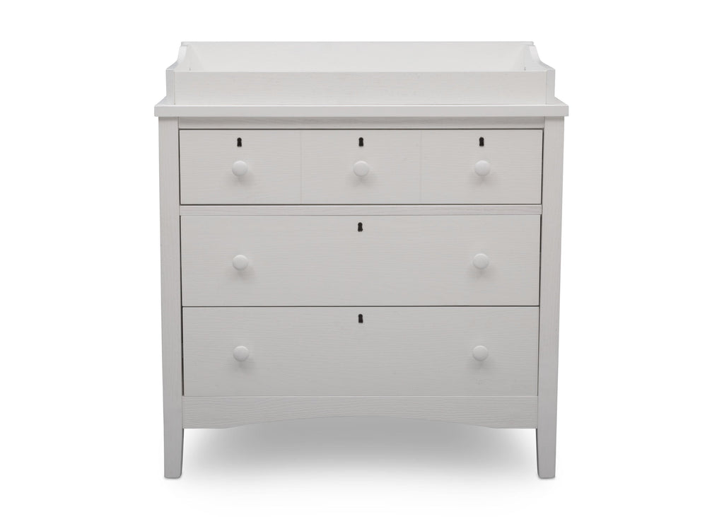 Farmhouse 3 Drawer Dresser with Changing Top