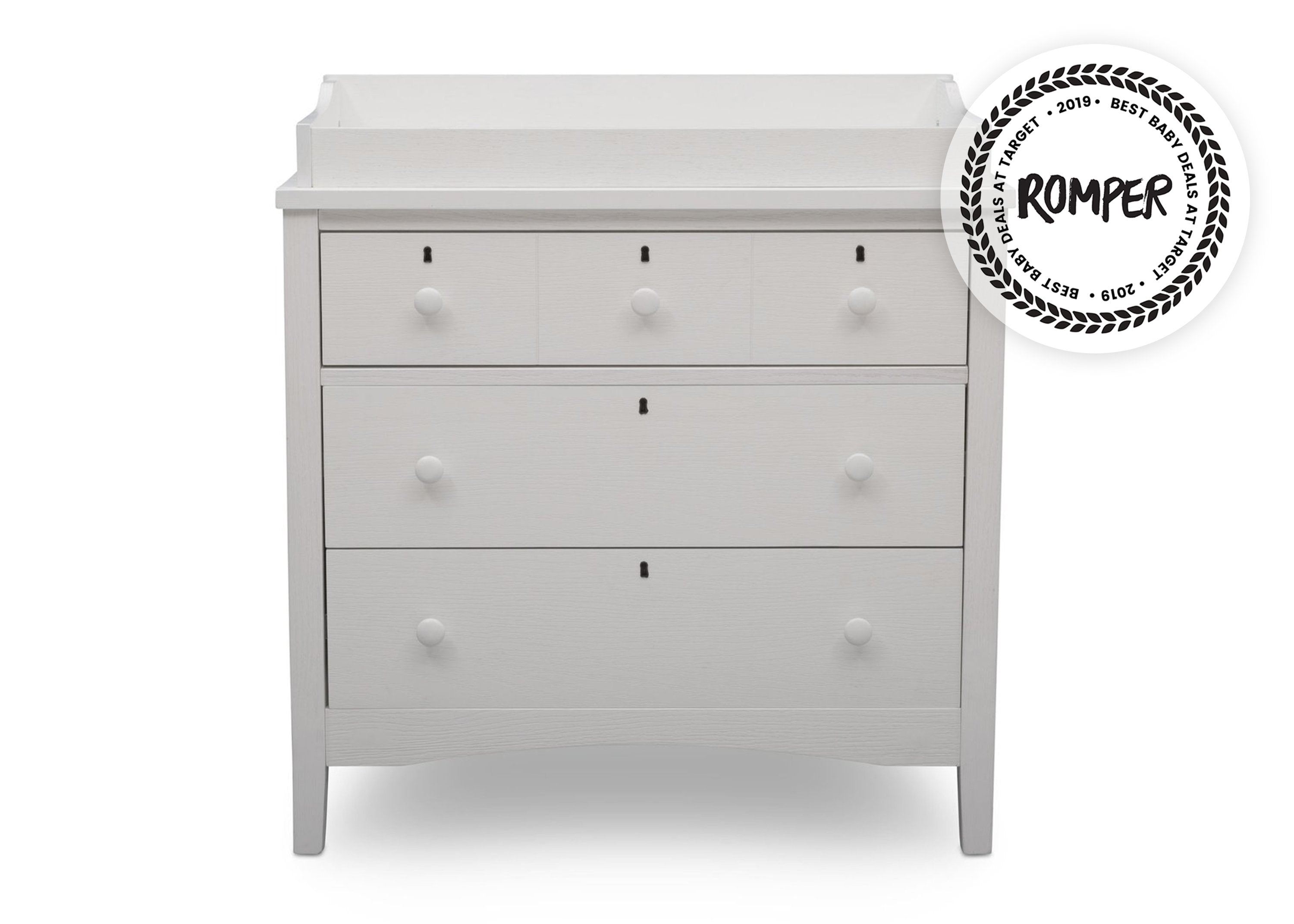 Farmhouse 3 Drawer Dresser with Changing Top