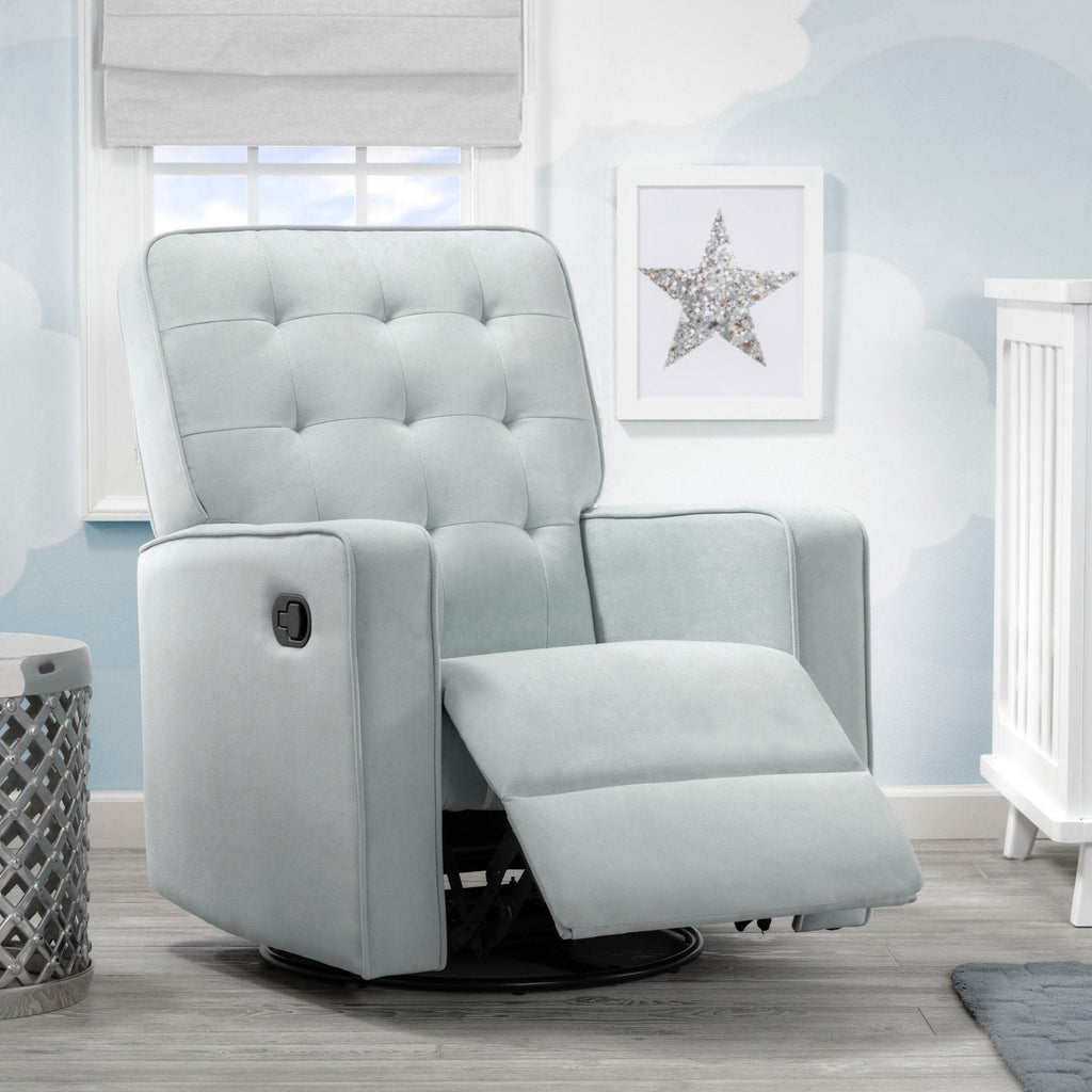Garrison Nursery Glider Swivel Recliner Featuring LiveSmart Fabric by Culp