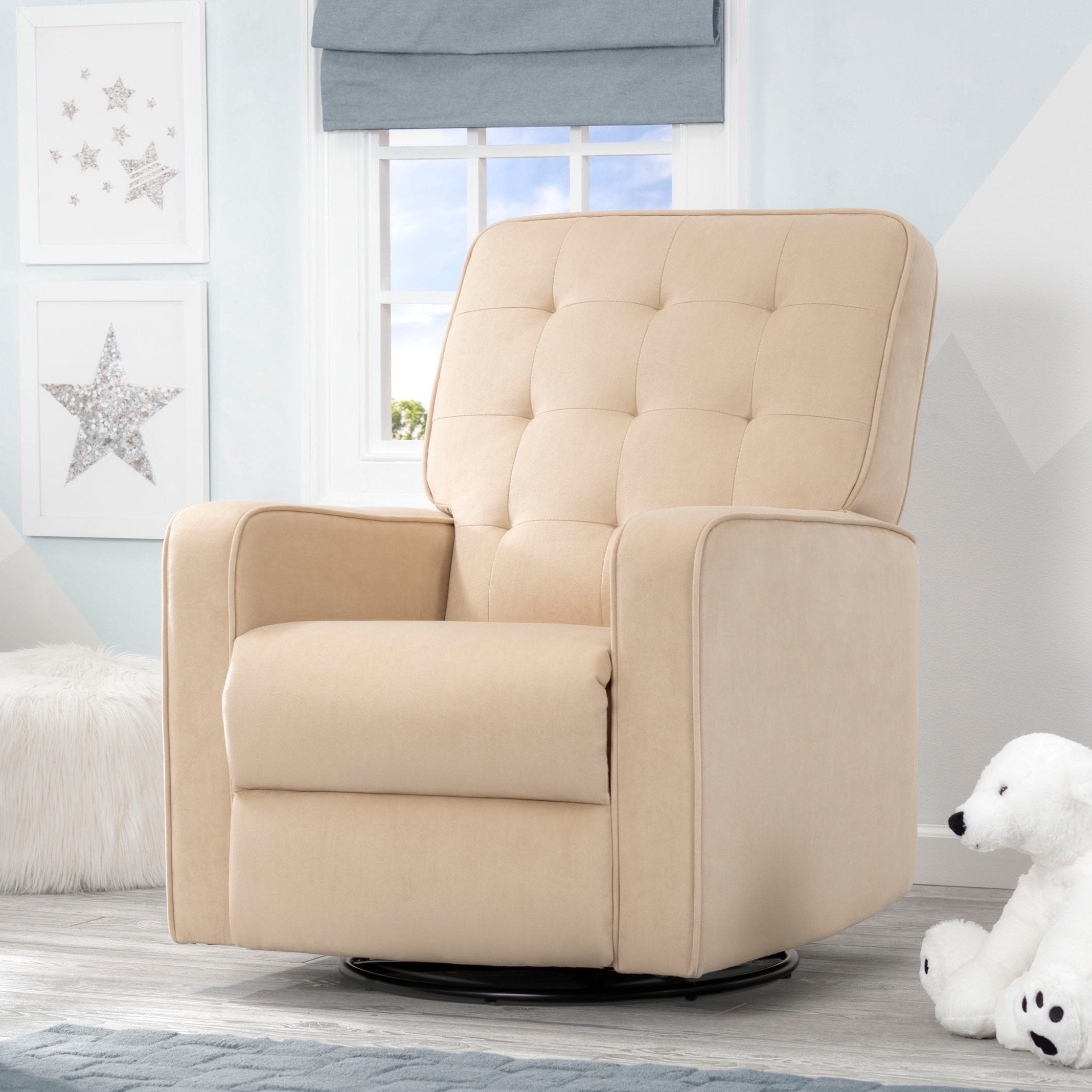 Graham Nursery Glider Swivel Recliner Featuring LiveSmart Fabric by Culp